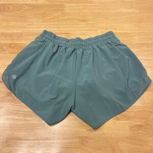 Lululemon Hotty Hot LR Shorts in Seafoam Green